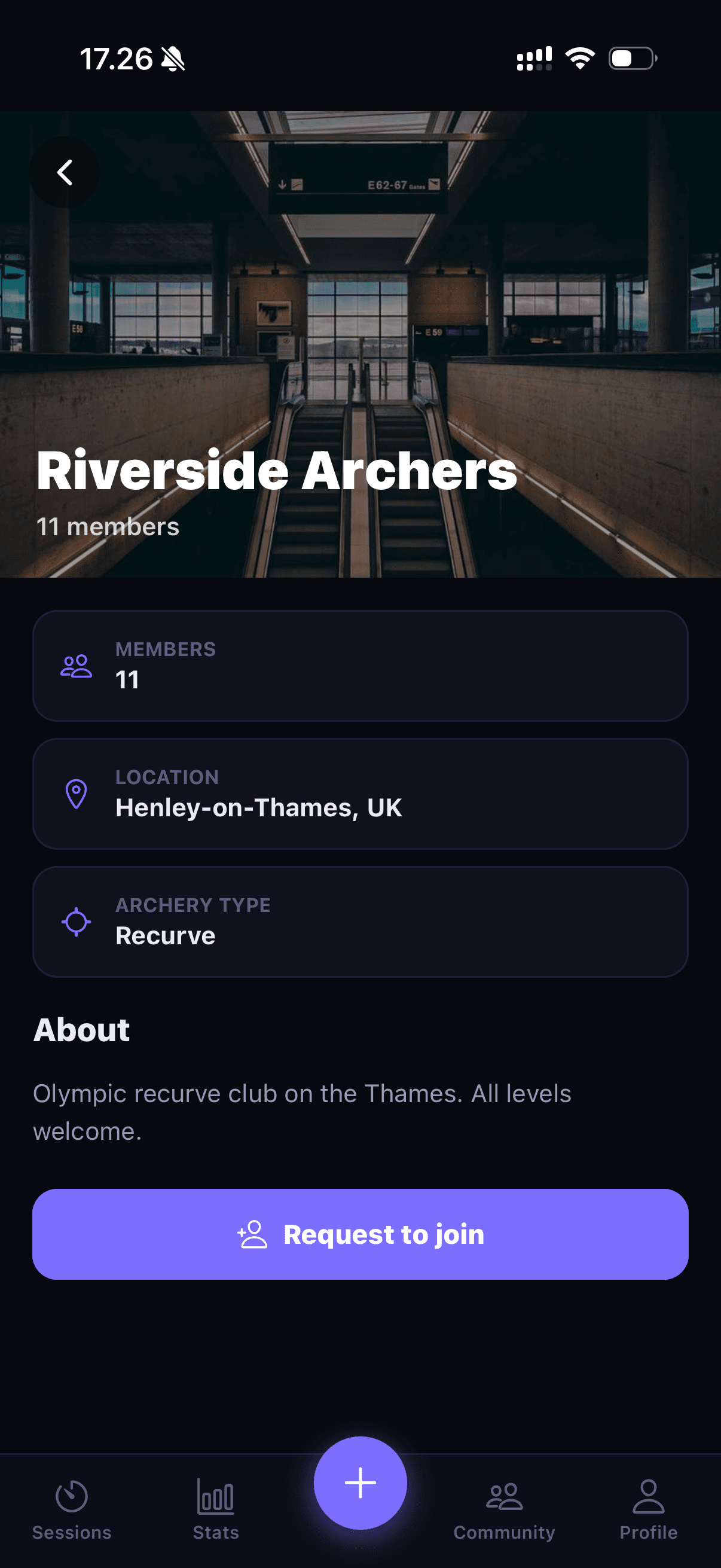 Quivry club page — Riverside Archers